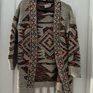 Chico's Vibrant Patterned Cardigan
